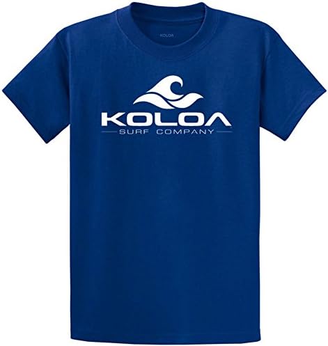 Koloa Surf Co Wave Logo 50/50 Pamuklu Poli Karışımlı Tişörtler Normal, Büyük ve Uzun Boylu