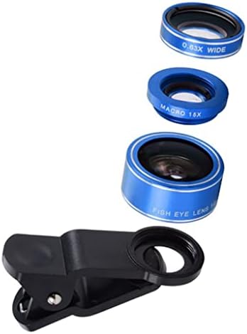 SXYLTNX 3 İn 1 Cep Telefonu Lens Balık Gözü 198 Derece Makro 15X0. 63 X Geniş Cep Telefonu Lens