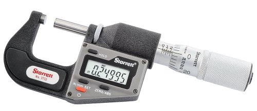 Starrett 3732XFL-1 İnç / Metrik Elektronik Mikrometre Çıkışsız
