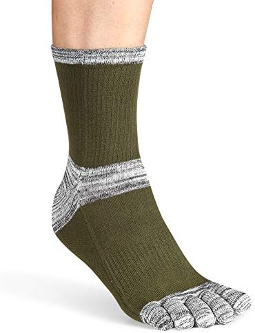 Meaiguo Ayak Çorap Koşu Beş Parmak Ekip Pamuk Erkekler Kadınlar için 3-4 Paket