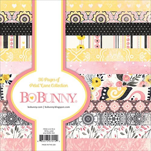 Bo Bunny Kağıt Petal Şerit 6x6 Sayfa Pedleri