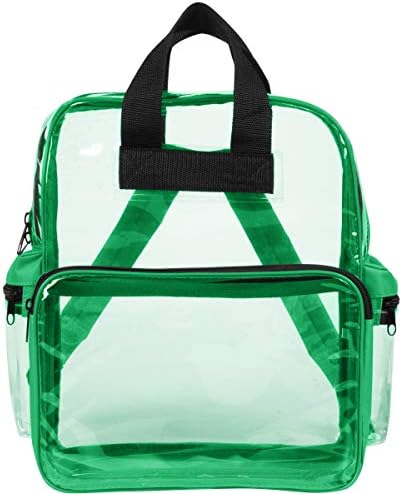 Nufazes Clear Backpack-Orman Yeşili Şeffaf Sırt Çantaları