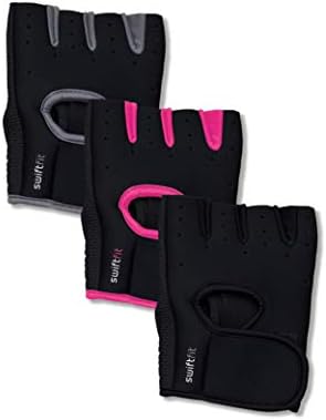 SwiftFit egzersiz eldivenleri için Mens Womens Unisex Ağırlık Kaldırma Neopren Eldiven için Ev Gym Fitness Egzersiz