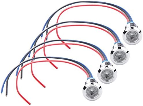 LED Su Geçirmez LED 2-Renk çelik LED ön tel Su Geçirmez 10mm için Cnc takım tezgahları için Araba Modifikasyonu(Kırmızı ve