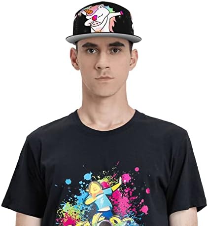 Kinsedy Unisex Dab At Dabbing Dans 3D Baskılı Snapback Hip Hop Düz Dil Şapka Ayarlanabilir Beyzbol Kapaklar ıçin Açık Spor