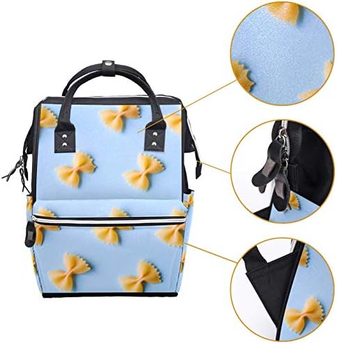 Yay Sevimli Bebek Mavi Bebek Bezi Çantası Laptop Sırt Çantaları Dizüstü Sırt Çantası Seyahat Yürüyüş Sırt Çantası Kadın Erkek