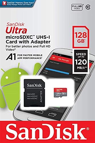 Ultra 128 GB microSDXC Samsung Galaxy S III Verizon için Çalışır Artı SanFlash ve SanDisk tarafından Doğrulanmış (A1/C10/U1/8