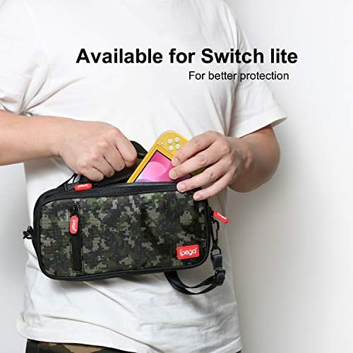 Nintendo Switch Lite için Seyahat Çantası, Büyük Kapasiteli ve Ayarlanabilir Omuz Askılı Nintendo Switch Lite ve Switch Lite