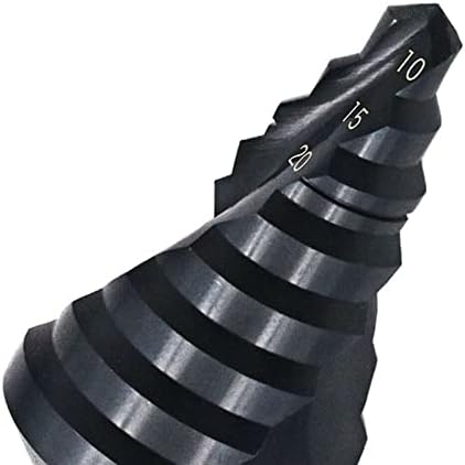 10-45mm Üçgen Shank 12mm adım matkap ucu Spiral Oluk Yüksek Hız Çelik Siyah için Ağaç İşleme Araçları tarafından YANGS JUNHU