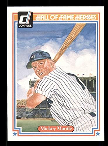 1983 Donruss Hall of Fame Heroes Beyzbol 7 Mickey Mantle New York Yankees Donruss/Leaf Company'den Ham (ESKİ MT veya Daha